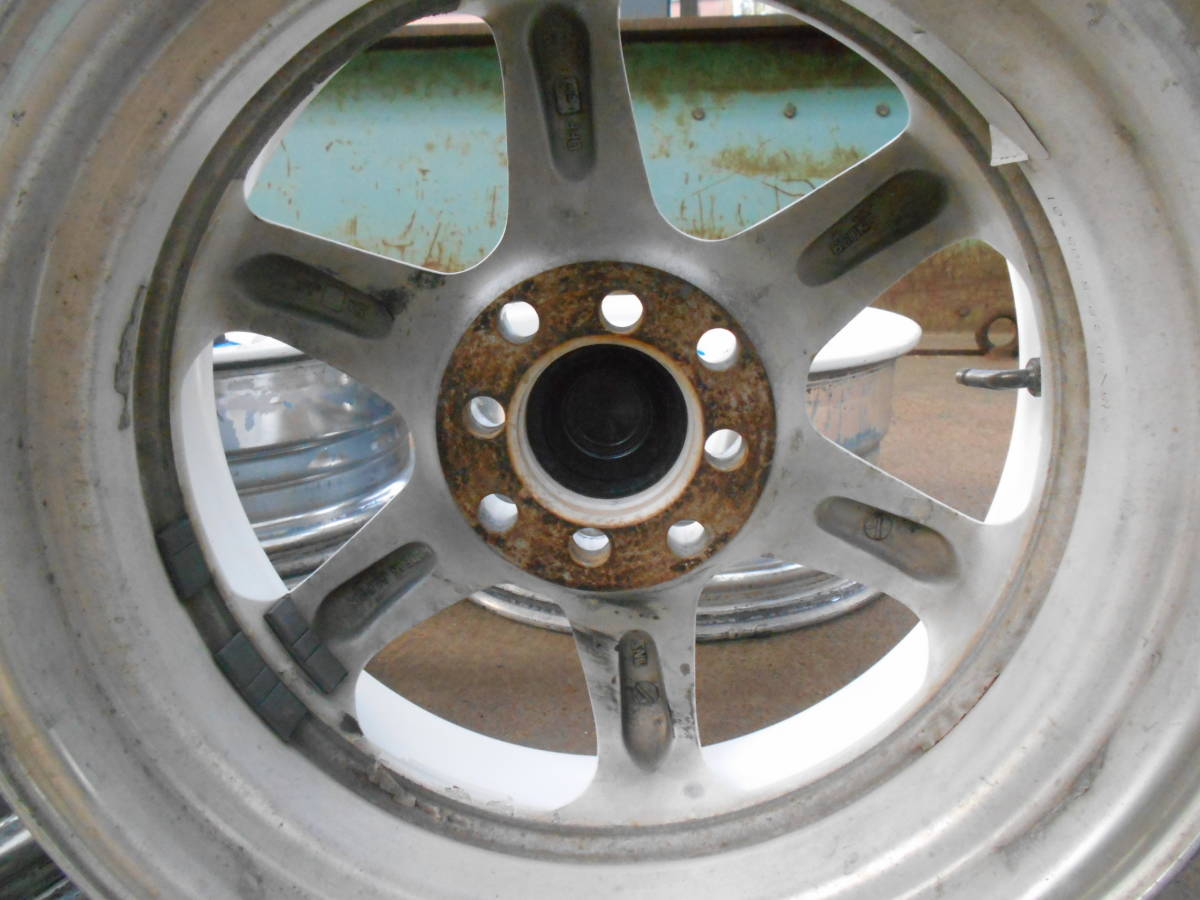 ☆CRIMSON☆RACING SPARCO☆15インチ 6.5J 4穴 PCD100/114.3☆4本 