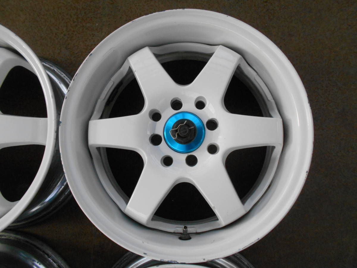 ☆CRIMSON☆RACING SPARCO☆15インチ 6.5J 4穴 PCD100/114.3☆4本 