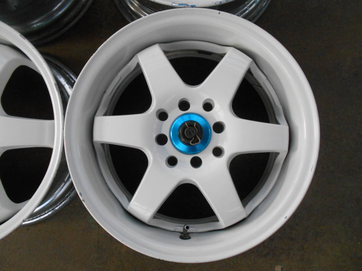 ☆CRIMSON☆RACING SPARCO☆15インチ 6.5J 4穴 PCD100/114.3☆4本 