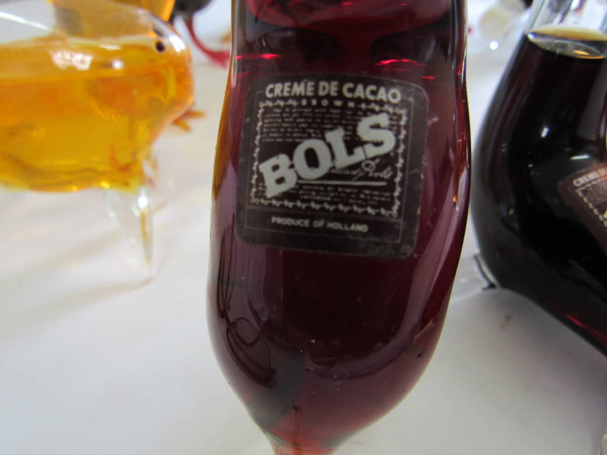 未開栓 BOLS ボルス アニマルボトル ミニボトル 動物ボトル 12体 