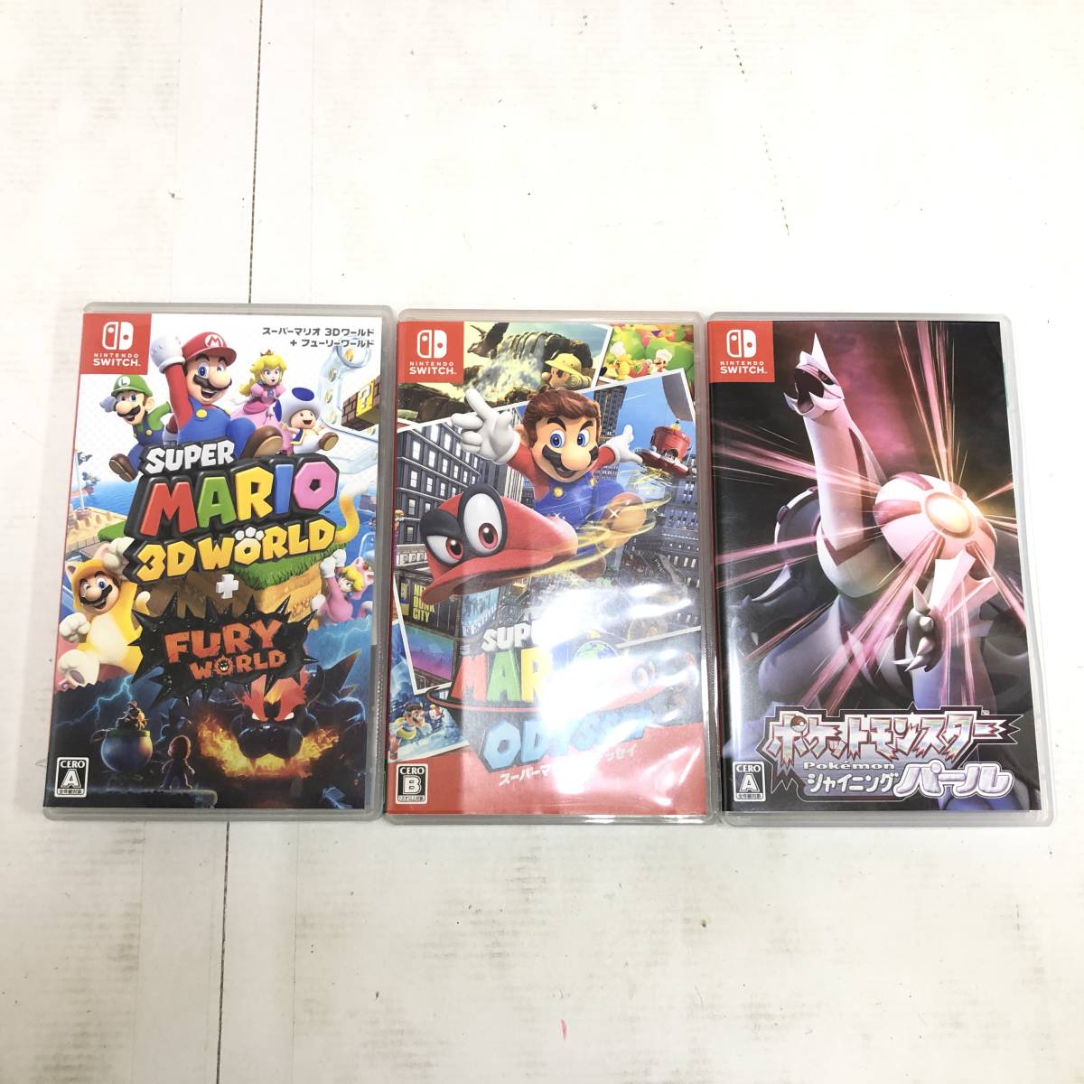 SWITCH】スイッチソフト3本セット スーパーマリオ3Dワールド＋