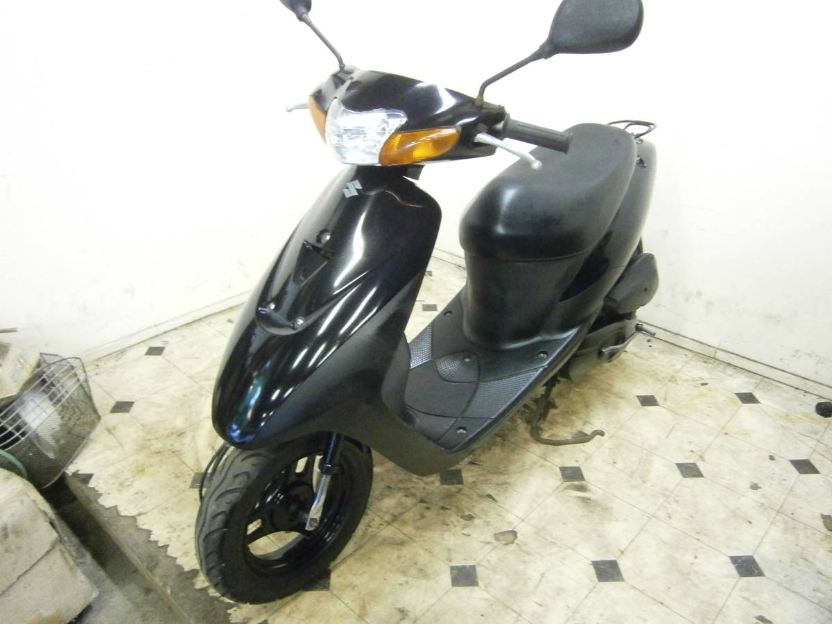 原付 ＜バイク屋の中古＞実働 スズキ レッツ4 レッド 軽整備済み 即決 