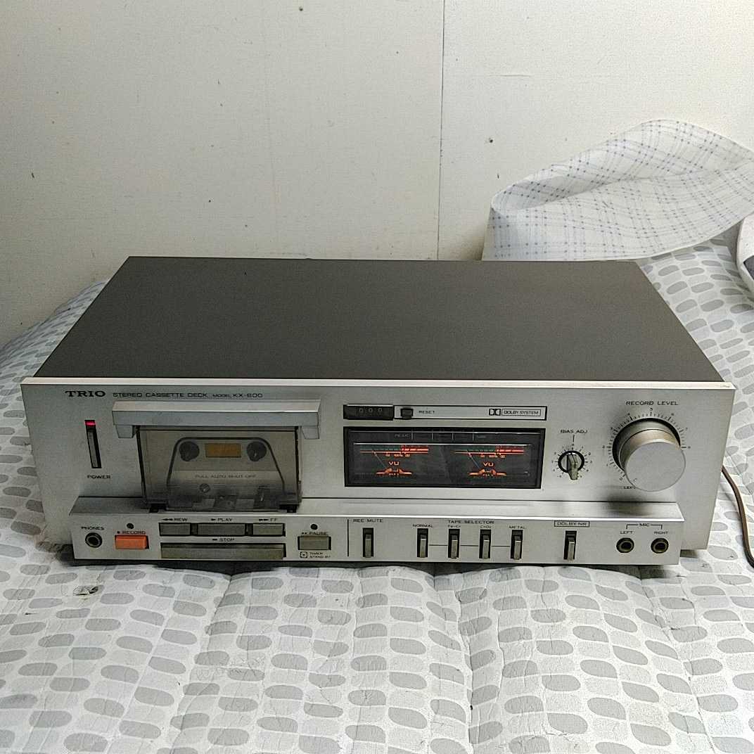 TRIO トリオ KX-600 カセットデッキ 中古現状品 カセットデッキ KX-600