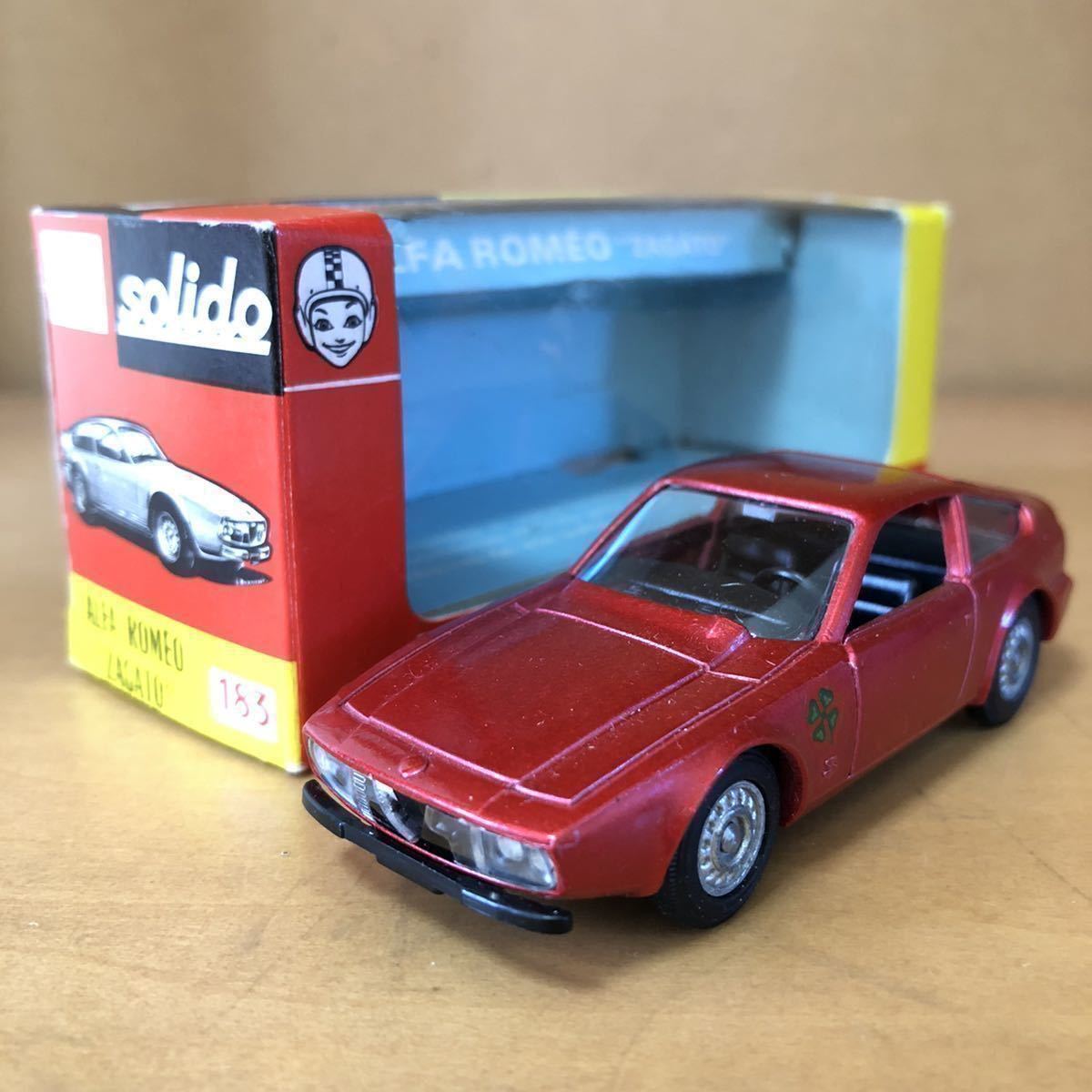 SALE，安い SOLIDO 1/43 ALFA ROMEO JUNIOR ZGATO RED ソリド アルファ