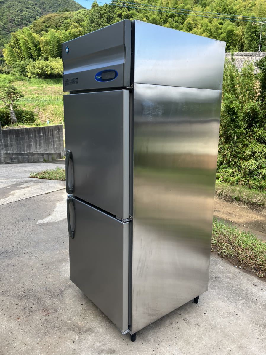 C5♪ホシザキ 2ドア縦型冷蔵庫♪HR-75Z 2012年製 W745×