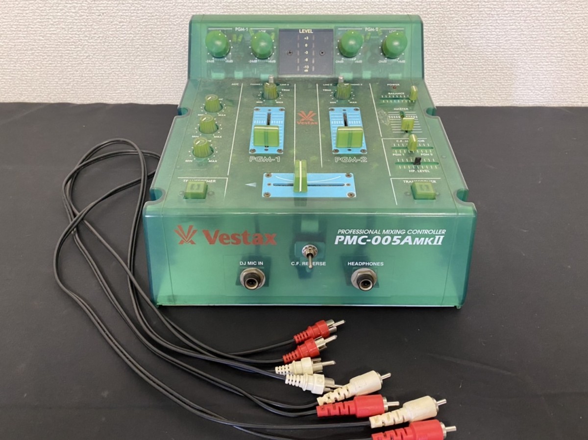 Vestax PMC-05PRO II DJミキサー ACアダプター付き Vestax PMC-05PRO II DJミキサー ACアダプター付き Vestax PMC-05PRO