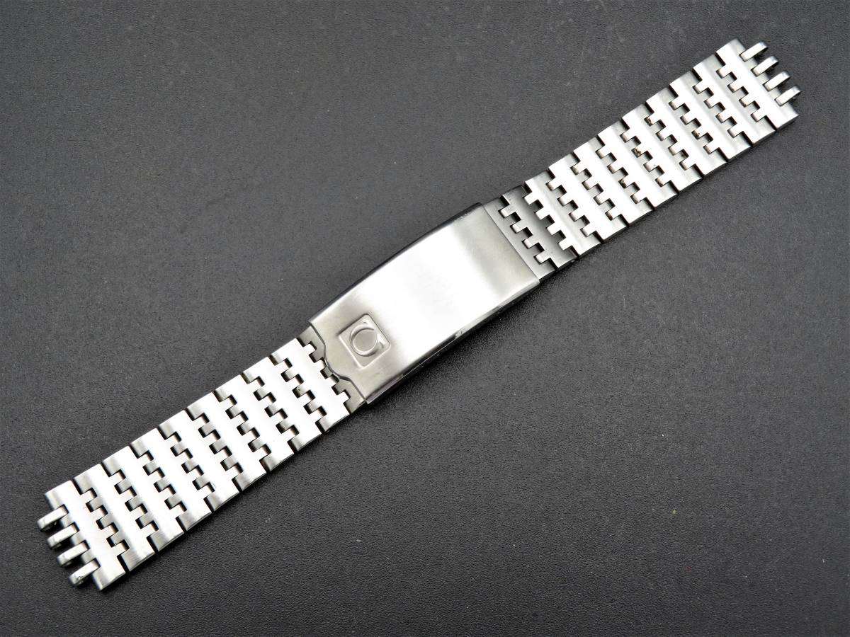 1円～! OMEGA オメガ 純正SSブレス ST.1286.249.1 取付け幅18mm コマ 