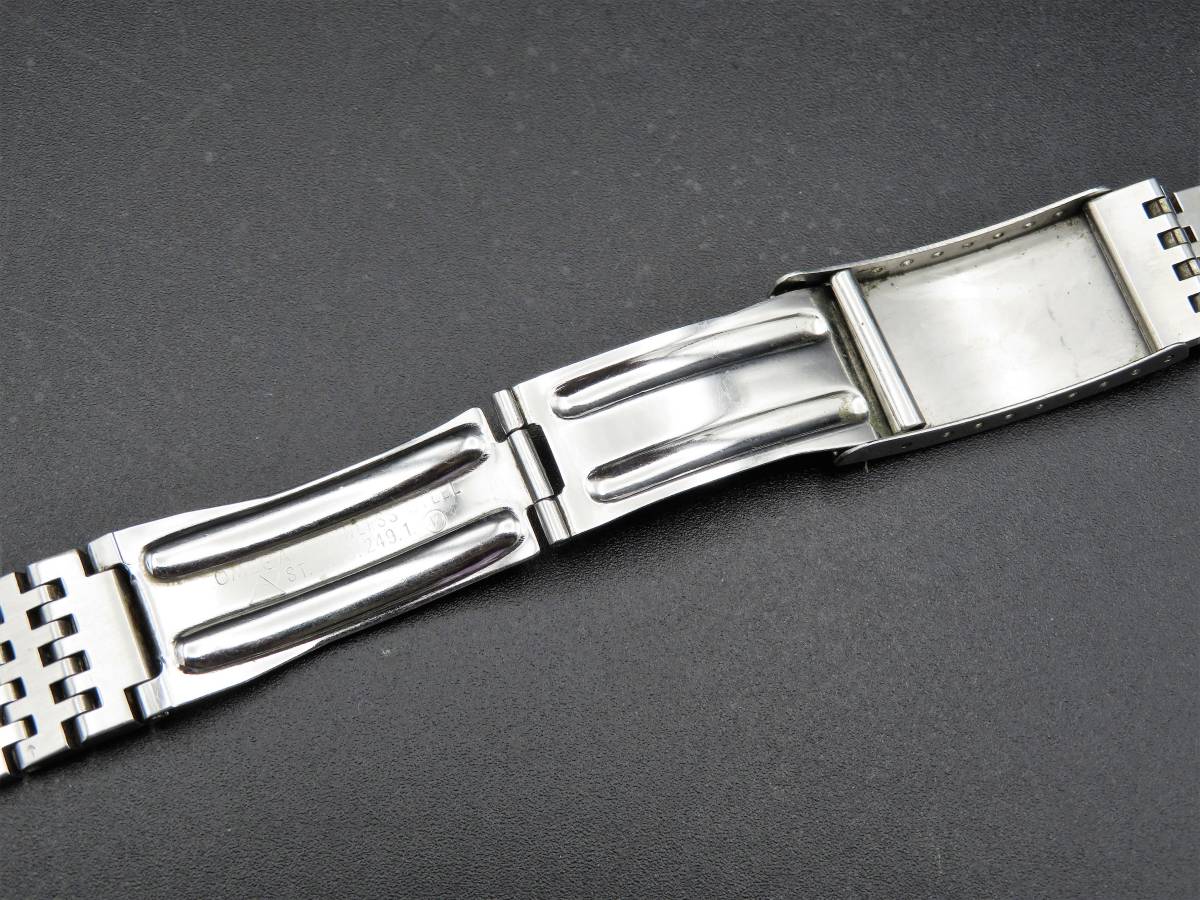 1円～! OMEGA オメガ 純正SSブレス ST.1286.249.1 取付け幅18mm コマ 