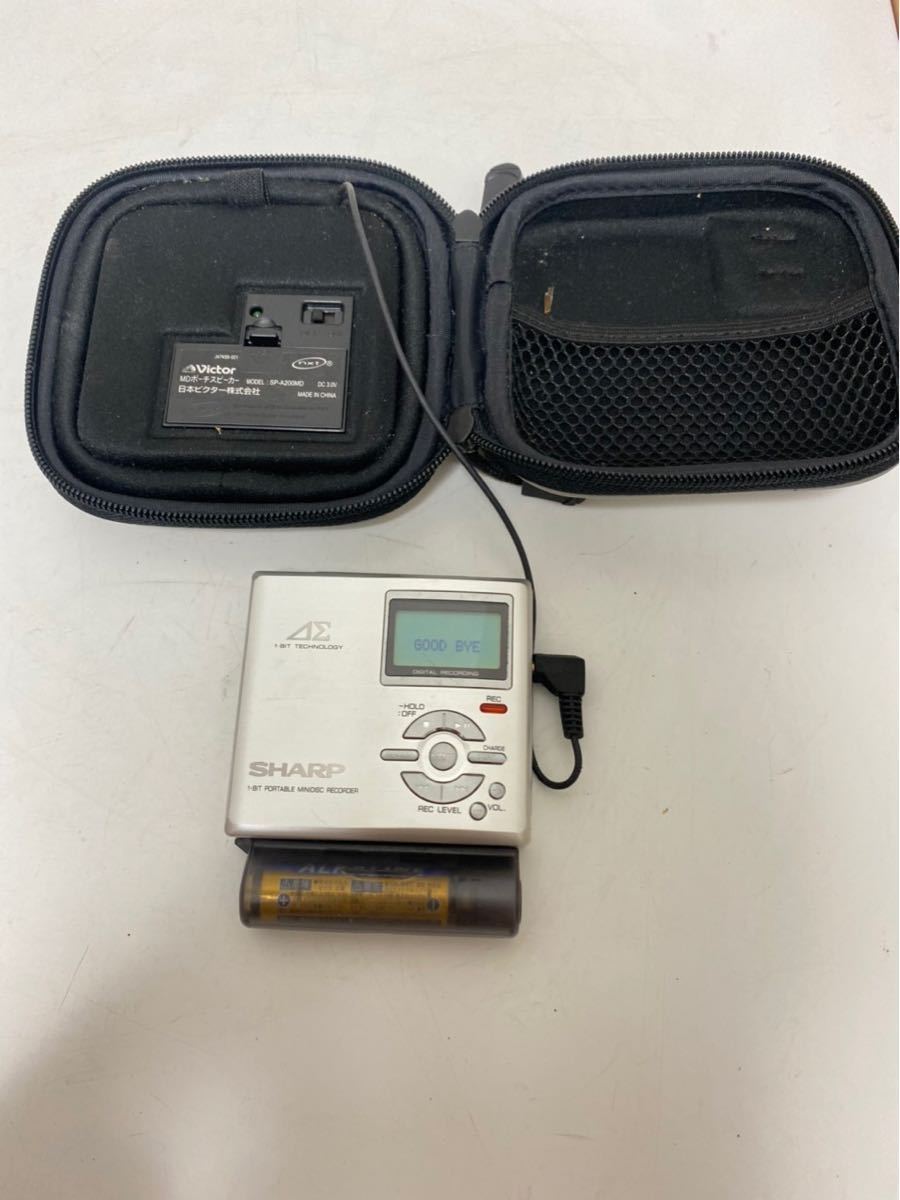 MDプレーヤー SHARP MD-DR7S SHARP MD-DR7-S シャープ PORTABLE