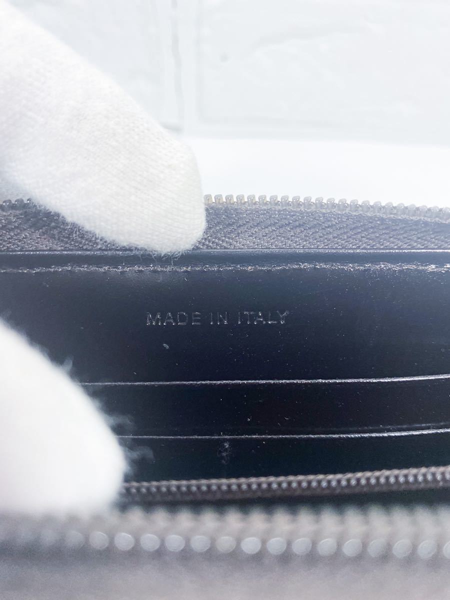 美品】プラダ PRADA 長財布 財布 ラウンドファスナー 白 ホワイト