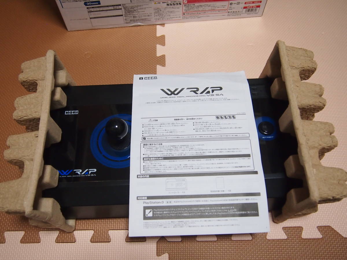 即決　PS3用　HORI　WRAP　ワイヤレス　リアルアーケードpro.V3 SA