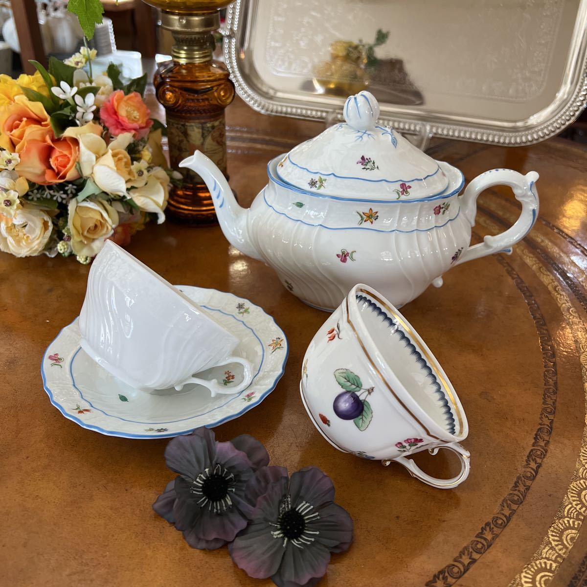 美品　リチャードジノリ　ベッキオレバント　10点セット ⭐️ベッキオレバントティーセット5点 美品 リチャードジノリ ベッキオ