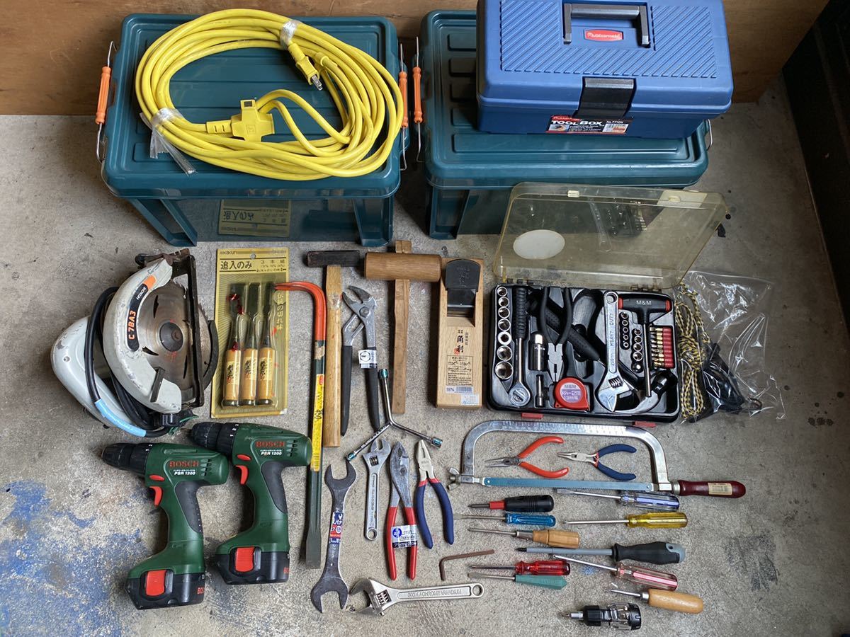♪♪工具 大工道具 ハンドツール 工具箱 画像の物全部 まとめて ♪