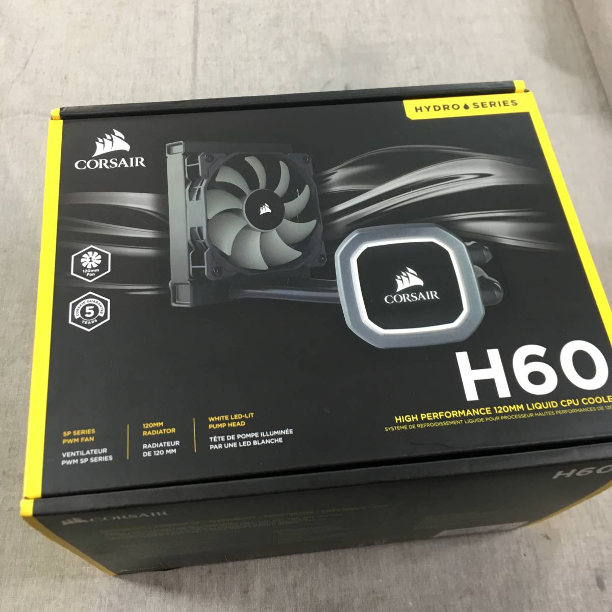 新作，正規品 現状品 Corsair H60 水冷CPUクーラー CW-9060036-WW(CPUクーラー)｜売買されたオークション情報、yahooの商品情報をアーカイブ公開 - オークファン CPUクーラー