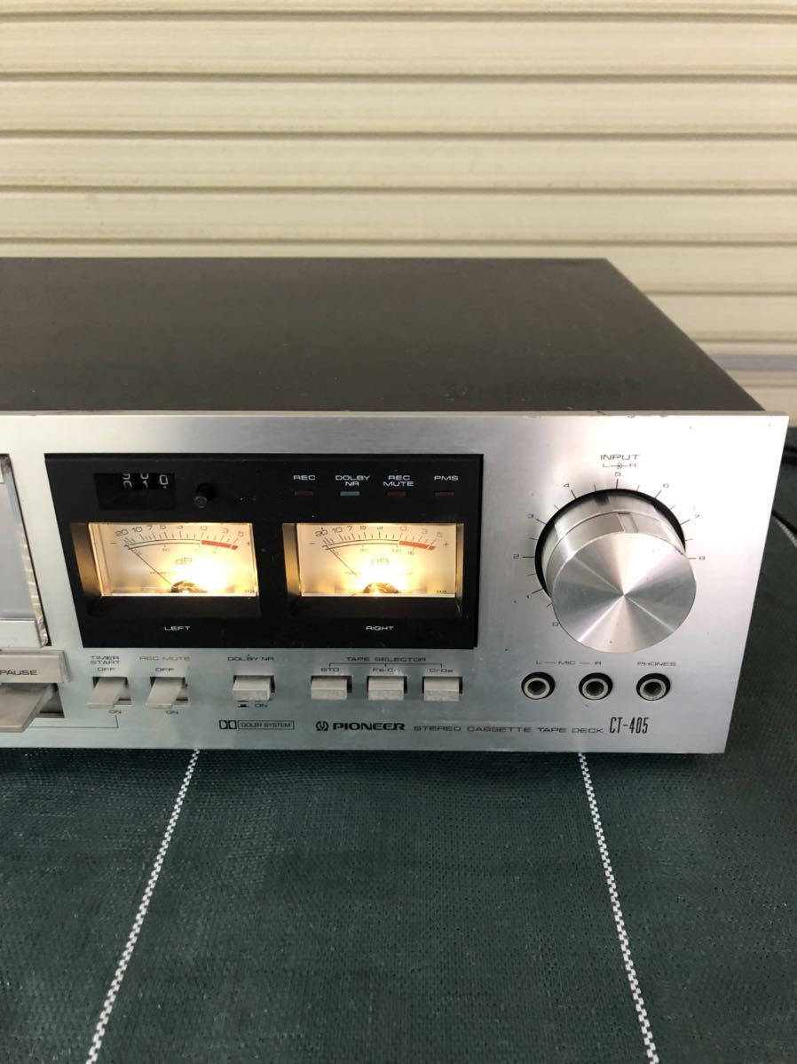 PIONEER CT-405 Pioneer その5 修理した45年前のカセットデッキで録音