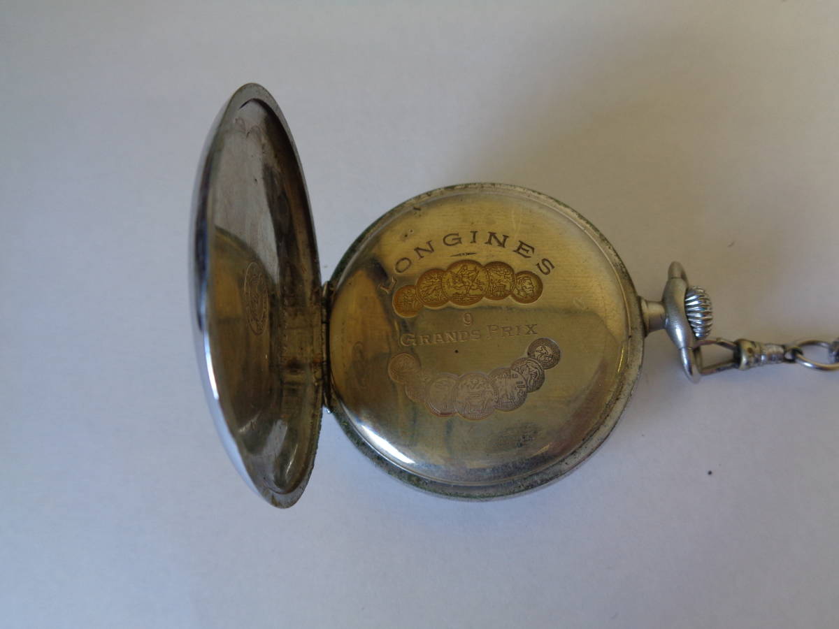 LONGINES ロンジン Grands Prix 9 懐中時計 手巻き 未動作品 中古品 