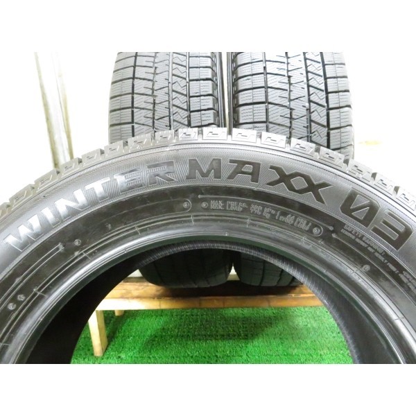 2020年製9～9.5分山 ダンロップWINTERMAXX WM03 225/60R17 99Q 3本 