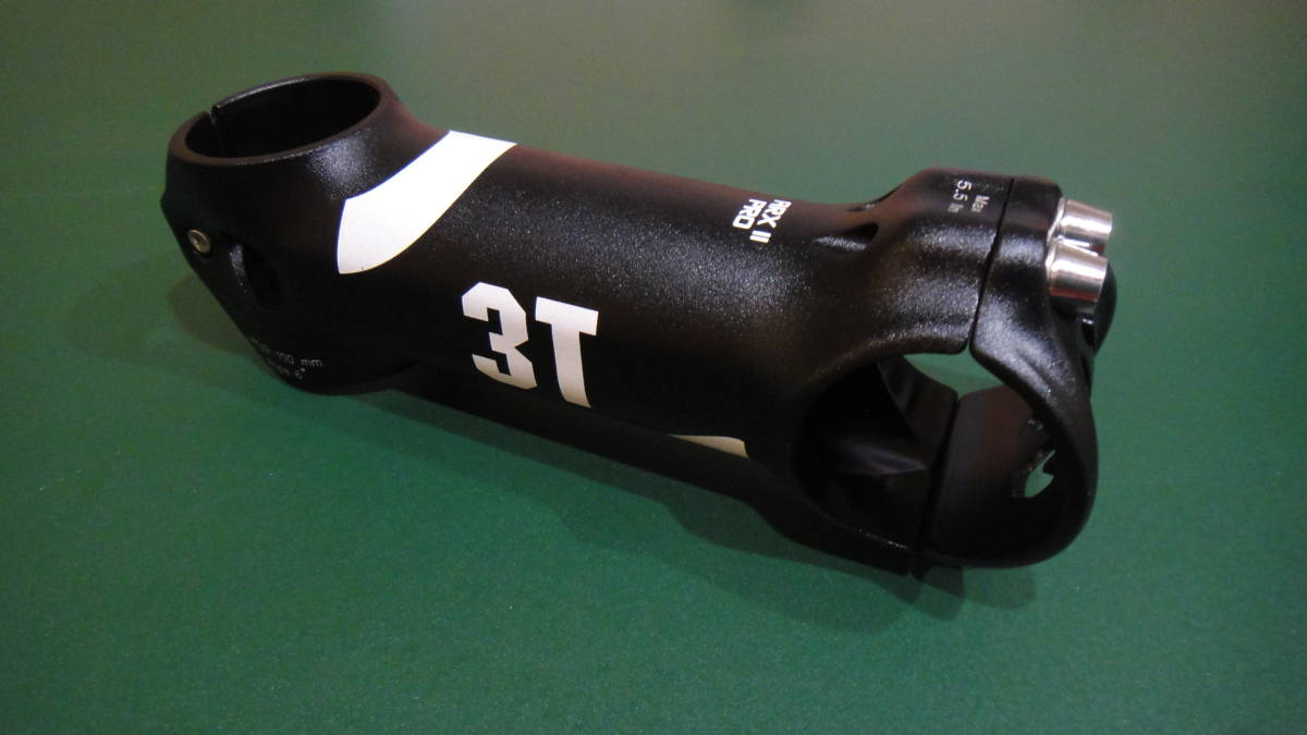 自転車 美品 3T ARX TEAM 100mmカーボンステム100mm +/-6°