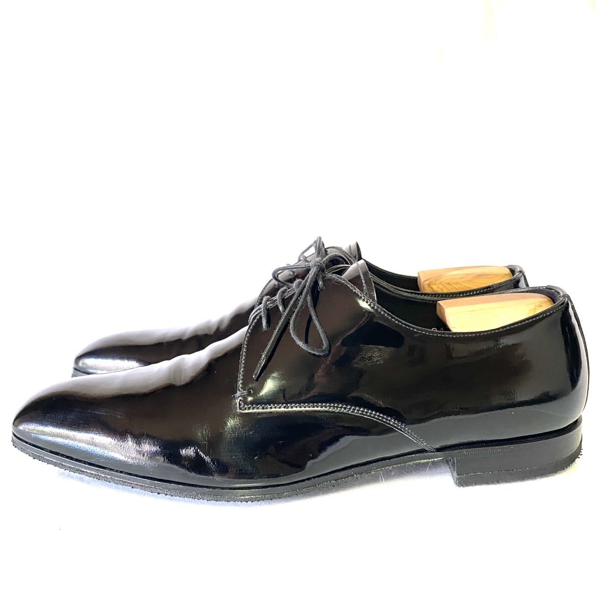 ☆美品☆PRADA プラダ☆パテントドレスシューズ☆9(27-27.5)☆黒