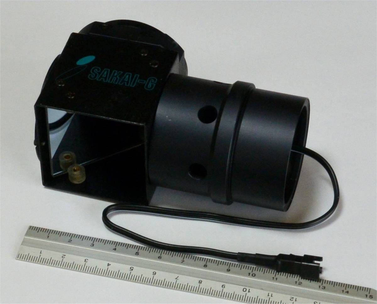 ★ 酒井硝子エンジニアリング/SAKAI-G　同軸落射照明 ALA-8S　白色LEDユニットに変更　ハーフミラー　検)シグマ光機 Moritex CCS