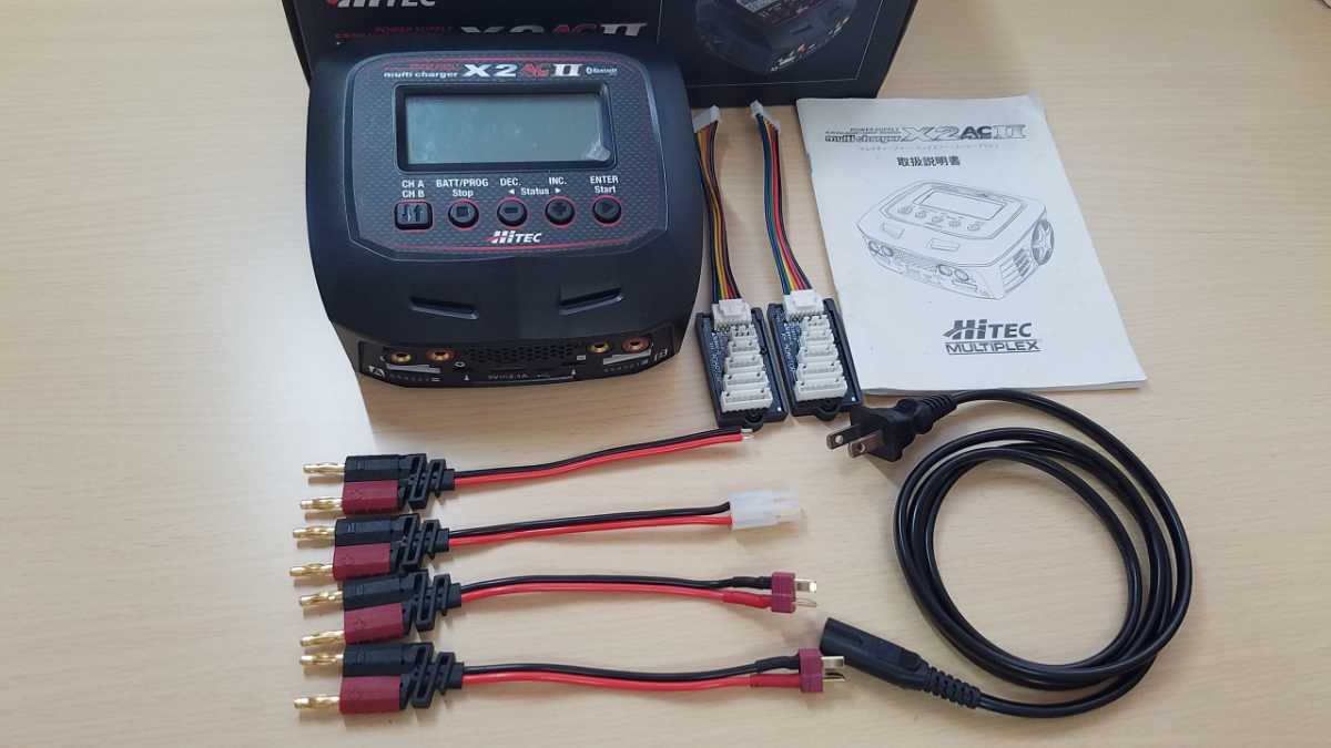 HITEC MULTI CHARGER X2 AC PLUS Ⅱ ハイテック マルチ HITEC MULTI CHARGER X2 AC PLUS Ⅱ ハイテック マルチ