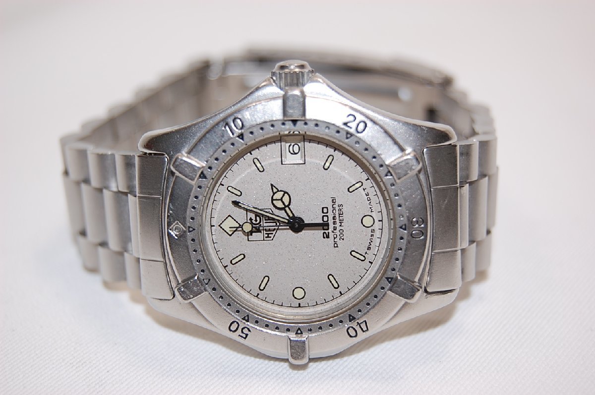 【稼働品】タグホイヤー プロフェッショナル2000 腕時計 962.213 タグホイヤー TAG HEUER 962．213 2000