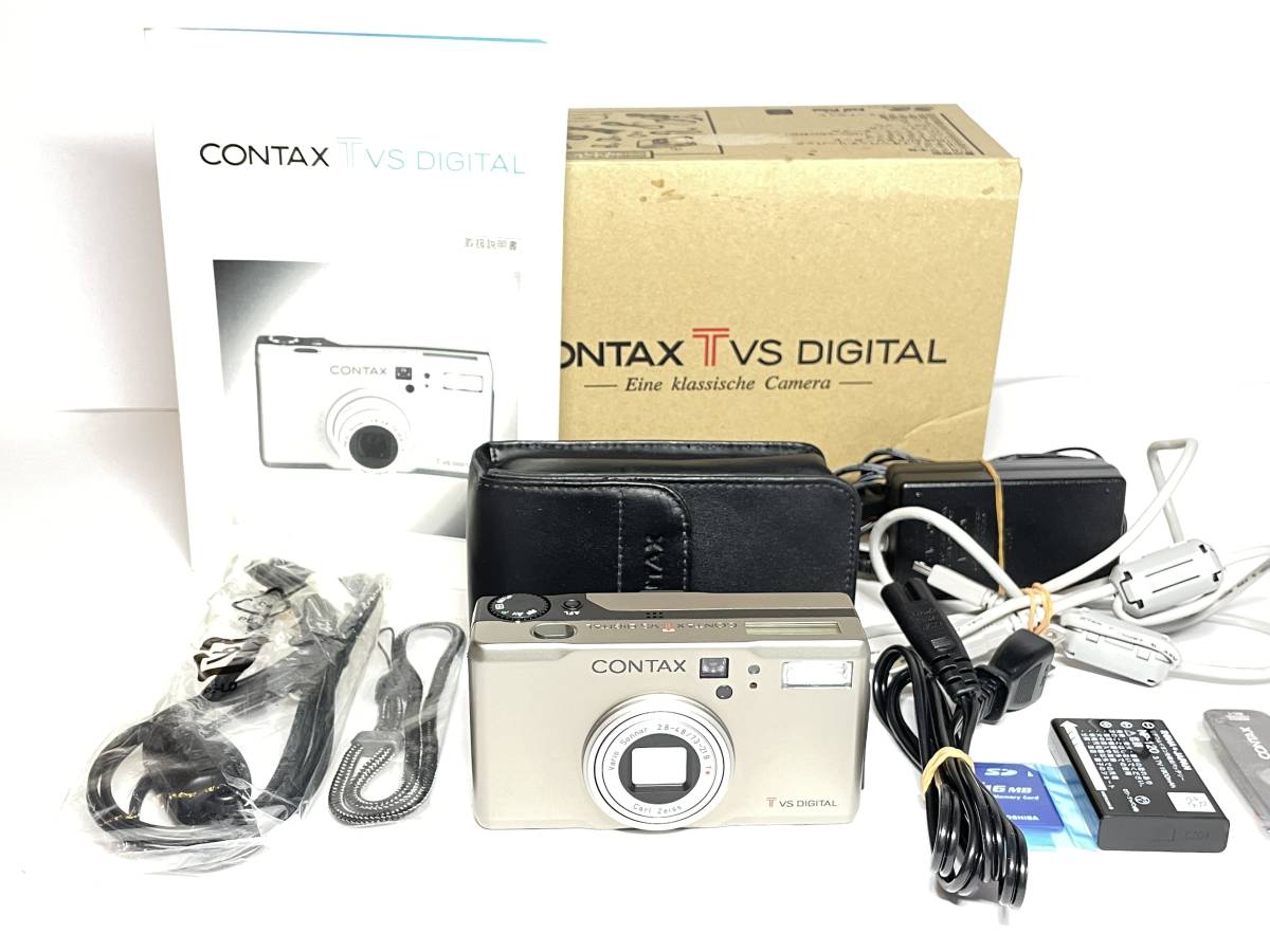 極上品 コンタックス TVS DIGITAL TVS DIGITAL コンタックス BLACK 