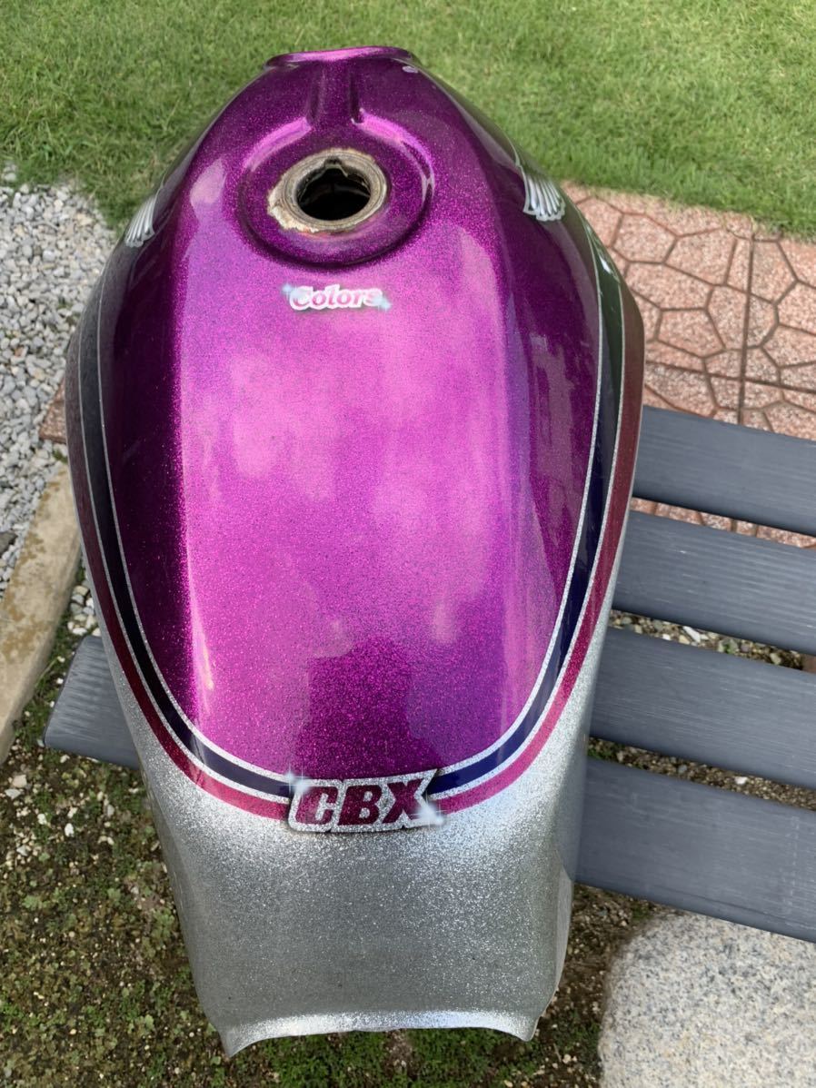cbx400f タンク ジャンク品 HONDA CBX400F純正 赤タンク ジャンク品