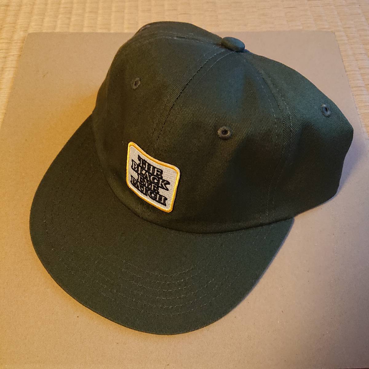新品 BLACK EYE PATCH OG LABEL 6 PANEL CAP GREEN ブラックアイパッチ 