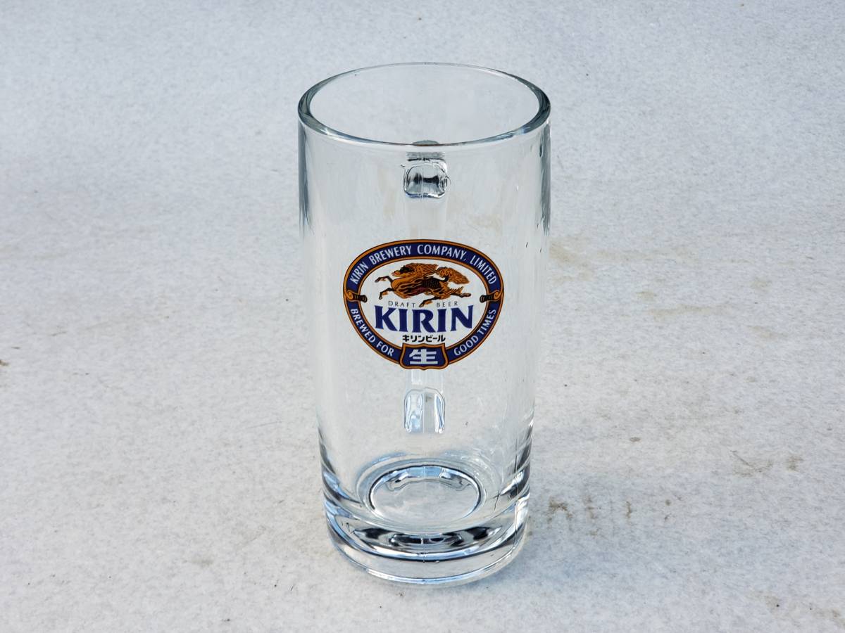 キリンビール 800ml メガ 特大 ジョッキ 旧ロゴ 未使用 昭和 レトロ 