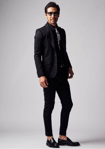 良品 AKM エイケイエム 19SS ピークドラペル セットアップスーツ 定価 