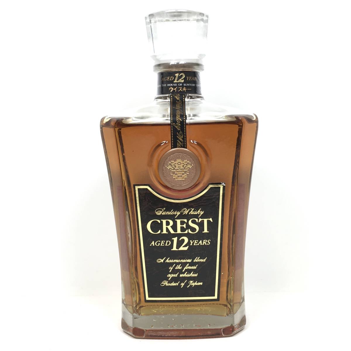 ▽【未開栓】SUNTORY サントリー CREST クレスト 12年 デキャンター