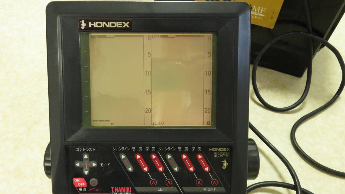 HONDEX ホンデックス HE-5700 T.NAMIKI PRO SERIES 107Khz&400Khz振動 