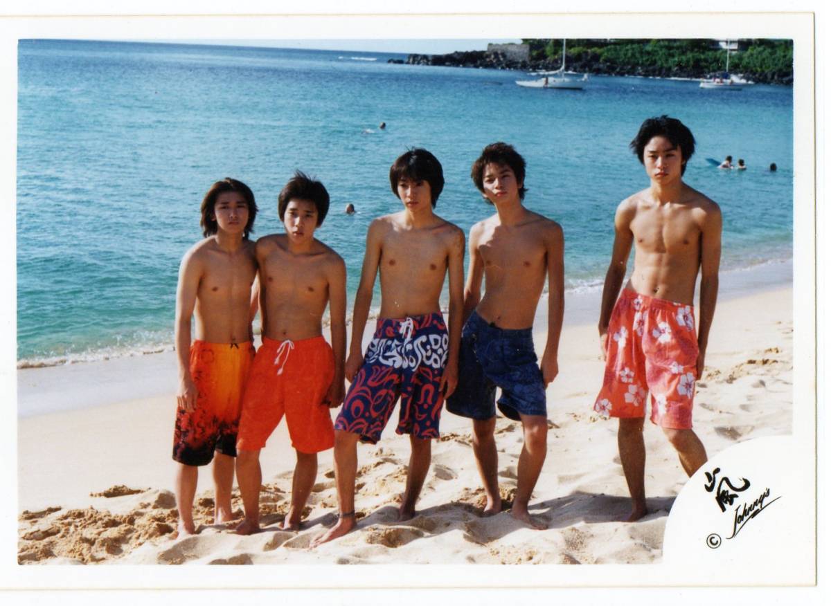 嵐 公式写真 1999年 ハワイデビュー 【大野智・櫻井翔・相葉雅紀