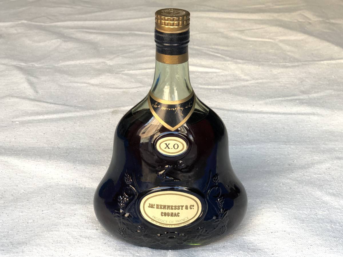 Jas.Hennessy ジャズ ヘネシーXO 金キャップ 旧ラベル グリーンボトル 