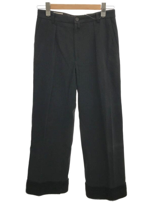 人気，定番 DRIES VAN NOTEN ドリスヴァンノッテン リブニット切替コットンタックパンツ ブラック 46 メンズ(ボトムス)｜売買されたオークション情報、yahooの商品情報をアーカイブ公開 - オークファン 男性用