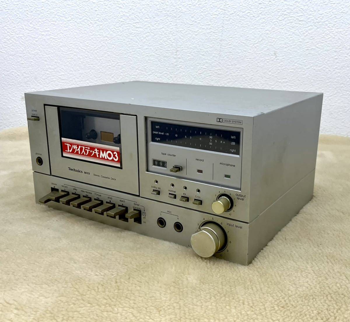 Technics RS-M03 コンサイス・ステレオカセットデッキ テクニクス