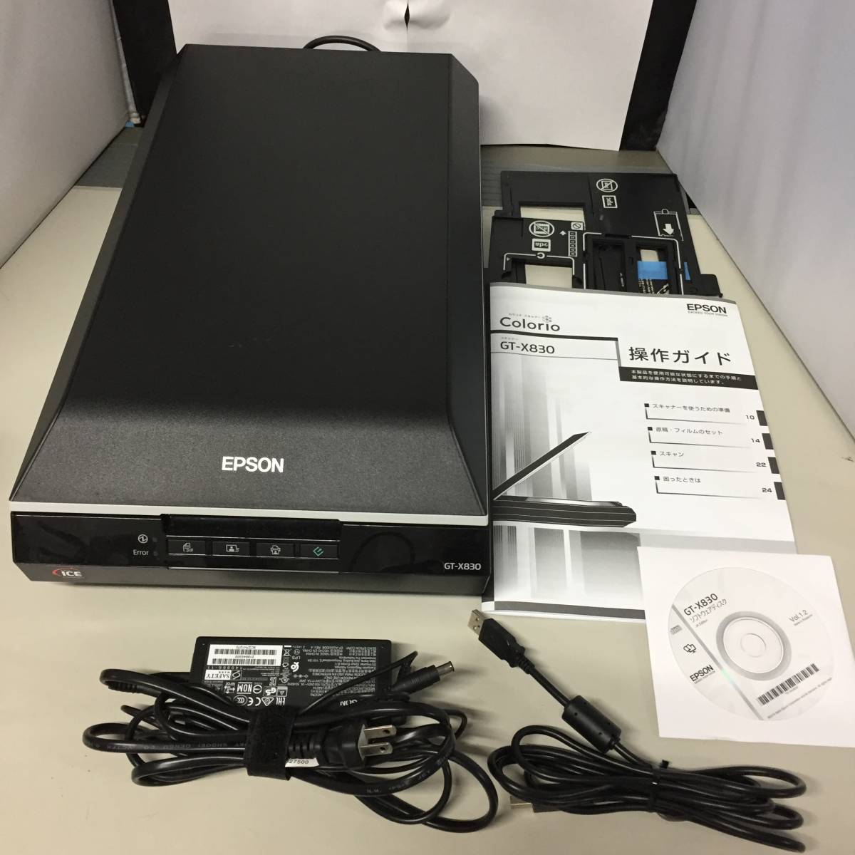 ○EPSON GT-X830 フラッドヘッドスキャナー エプソン J252A 【22/0804/01