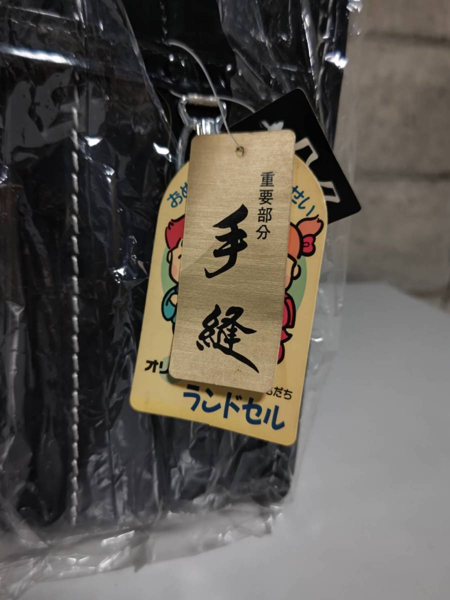 新作入荷，新作 新品未使用 ランドセル Made In Japan 重要部分手縫 社団法人日本鞄協会 皮革種類 牛革 デッドストック 黒色 男女兼用 小学1年生 入学