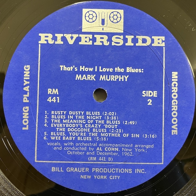 ○即決VOCAL LP Mark Murphy / That's How I Love The Blues jv2929 米