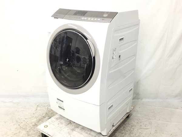 SHARP ES-A200-WL 洗濯機 ドラム式 9.0kg 左開き 家電 2014年製 