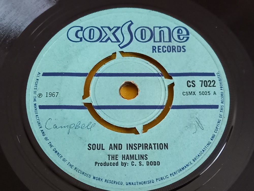 最新作，定番人気 BLUE COXSONE VINTAGE 7inch A THE HAMLINS / SOUL AND INSPIRATION B THE ETHIOPIANS / LET'S GET TOGATHER(レゲエ)｜売買されたオークション情報、yahooの商品情報をアーカイブ公開 - オークファン レゲエ