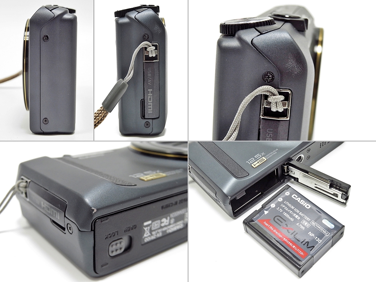 CASIO デジタルカメラ　EX-ZR100 と充電器と説明書 Casio EX-ZR100 取扱説明書