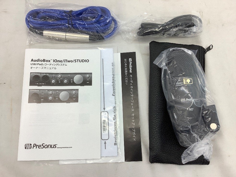 PreSonus DTMセット/オーディオボックス/ヘッドホン/マイク 未使用品 ACB
