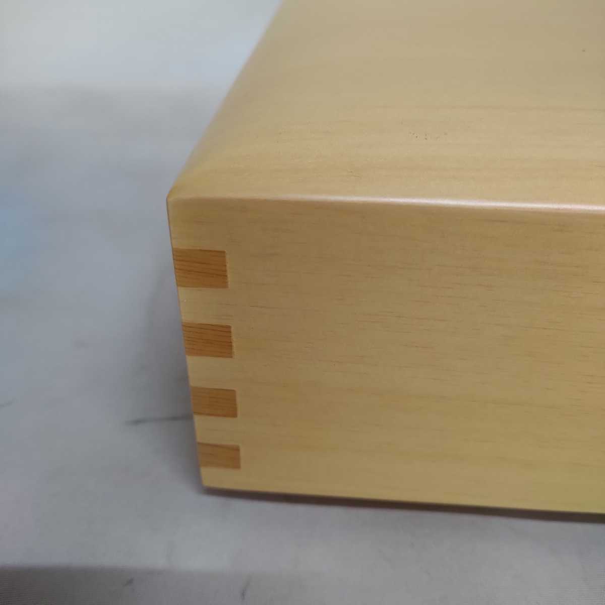 c592 木製 文箱 ギフト 伝統工芸 古美術 ひのき 骨董(木工、竹工芸