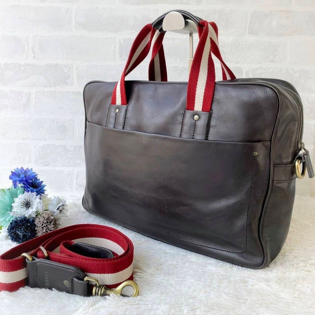 1円〜【重厚感大容量】BALLY バリー TREGO トレインスポッティング