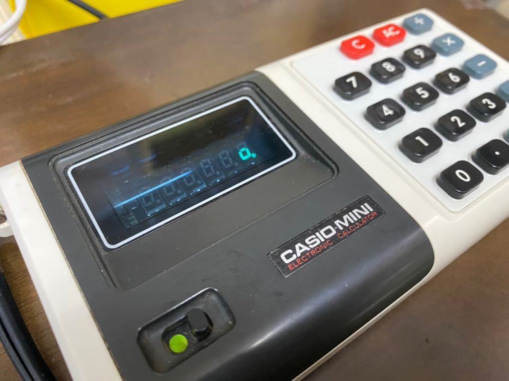 良品】CASIO MINI CM-604 電卓 1970年代 カシオミニ 計算機 昭和レトロ