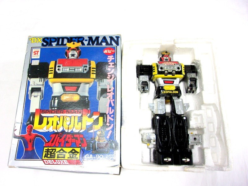 1000円スタート ポピー 超合金 レオパルドン スパイダーマン GA