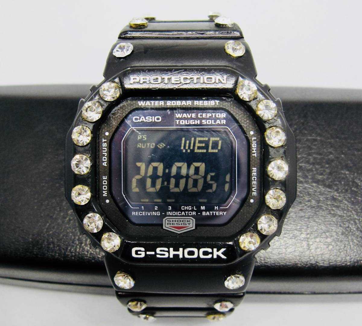 最安値，新作 CASIO G-SHOCK GW-5600J-1JF (カスタム品) 電波ソーラー