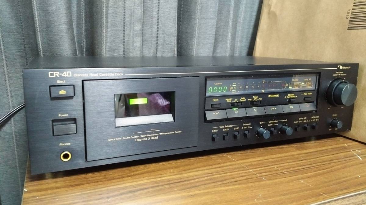 Nakamichi CR-40 カセットデッキ 音響 オーディオ ジャンク ナカミチ Nakamichi カセットデッキ CR-40 ジャンク品 【公式通販】